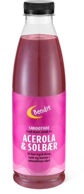 Smoothie Acerola &amp;Solbær 750g Bendit