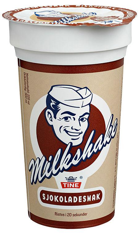 Milkshake Sjokolade 220ml Tine