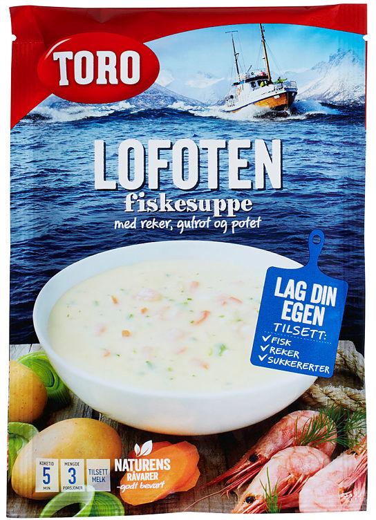 Fiskesuppe Lofoten 99g Toro