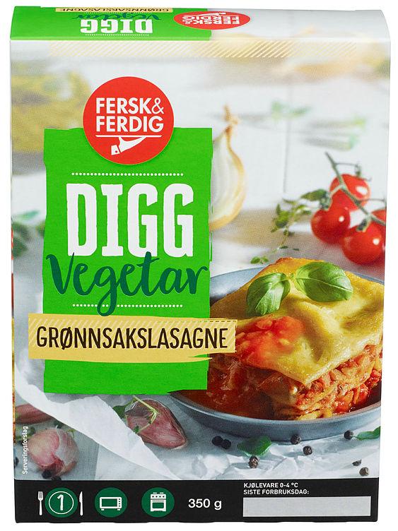 Grønnsakslasagne Vegetar 350g Fersk&amp;Ferdig