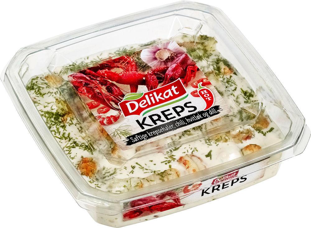 Krepsehaler med Chili, Hvitløk og Dill 180 g