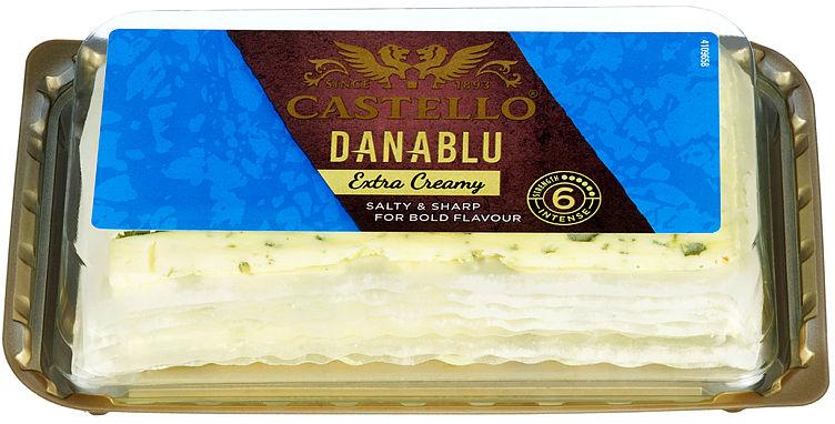 Danablu skivet 125g Castello