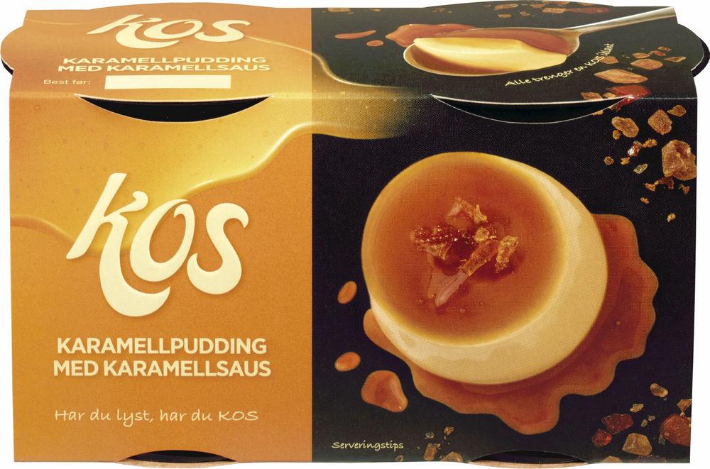 Kos Karamellpudding med Saus 310 g
