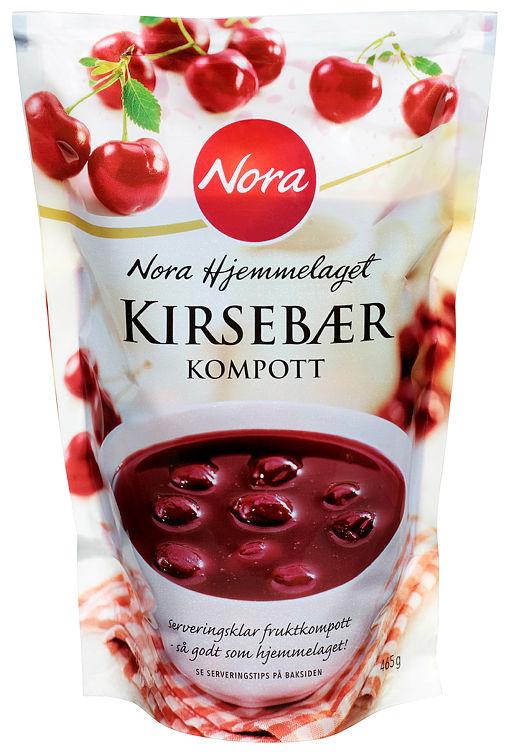 Kirsebærkompott Hj.Laget 465g Nora