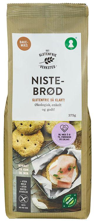 Nistebrød Miks Gl.Fri Økol 375g Dgv