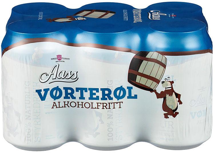 Aass Vørterøl 0,33lx6 boks