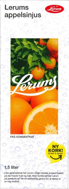 Appelsinjuice 1,5l Lerum