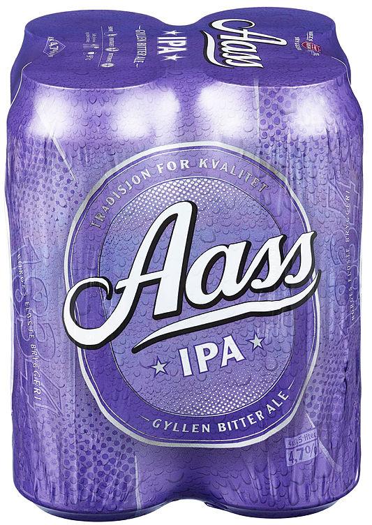 Aass Ipa 0,5lx4 boks
