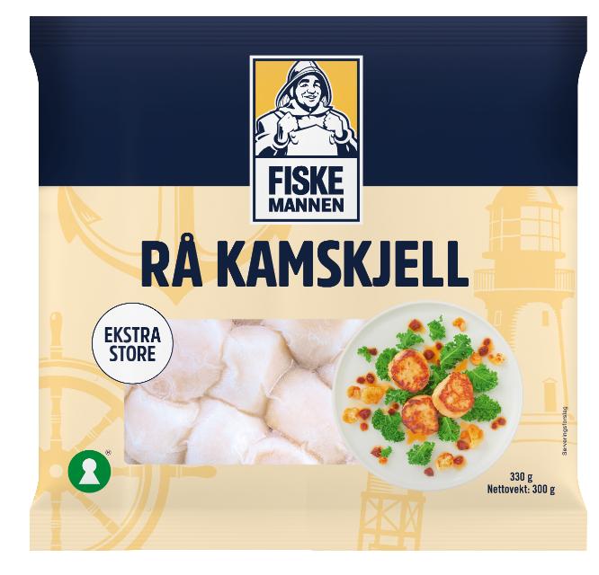 Kamskjell 300g Fiskemannen