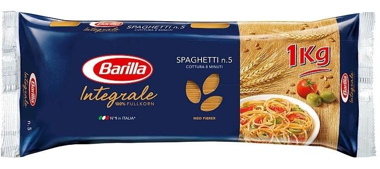 Barilla Spaghetti fullkorn 1 kg