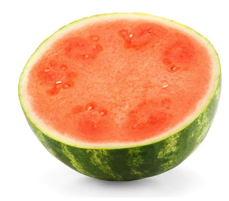 Melon Vannmelon Rød Delt