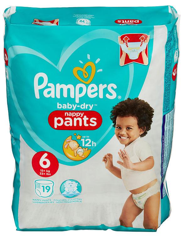 Pampers Baby Dry Pants S6 15+Kg 19stk