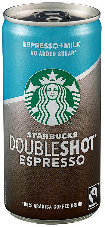 Espresso Double u/Sukker 200ml Starbucks