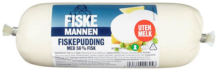 Fiskepudding u/Melk 400g Fiskemannen