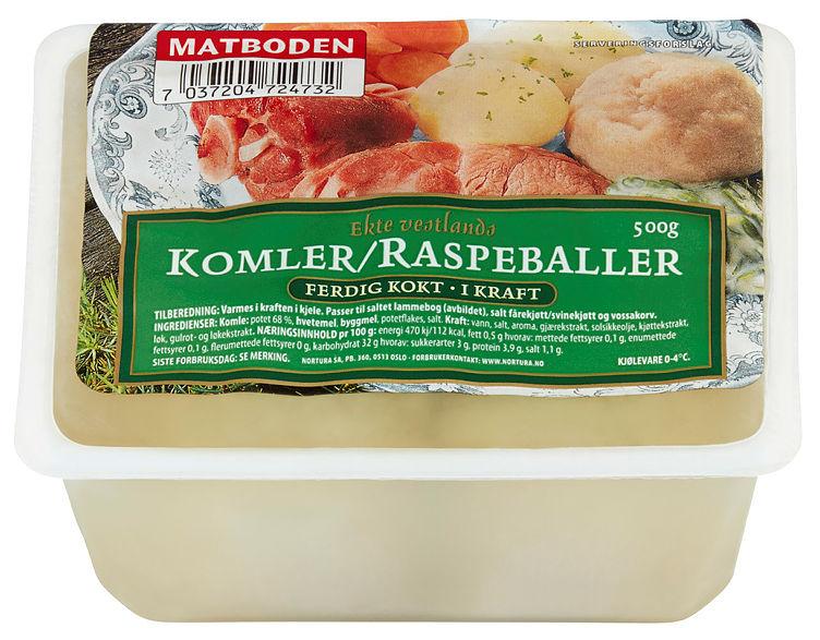 Potetball/Komle Kokt 500g Gilde