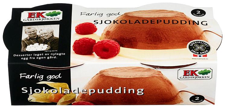 Sjokoladepudding 2x170g Ek