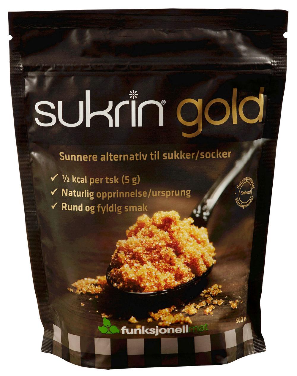 Sukrin Gold Naturlig Søtstoff, 500 g