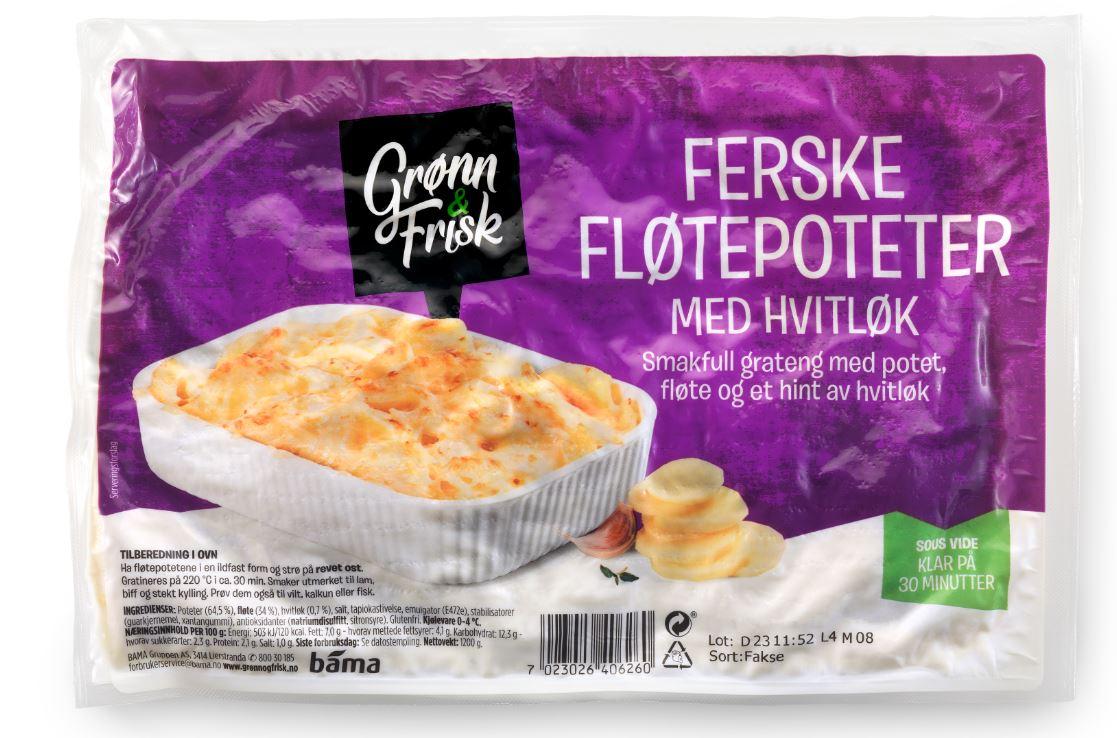 Fløtepotet Hvitløk 1,2kg Grønn&amp;Frisk