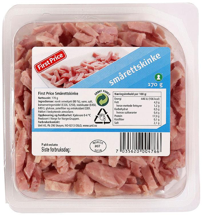 Smårettskinke 170g First Price