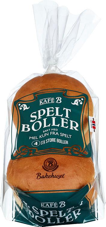 Speltboller 4stk 320g Bakehuset