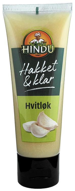 Hvitløk Pure Hakket&amp;Klar 75g Hindu