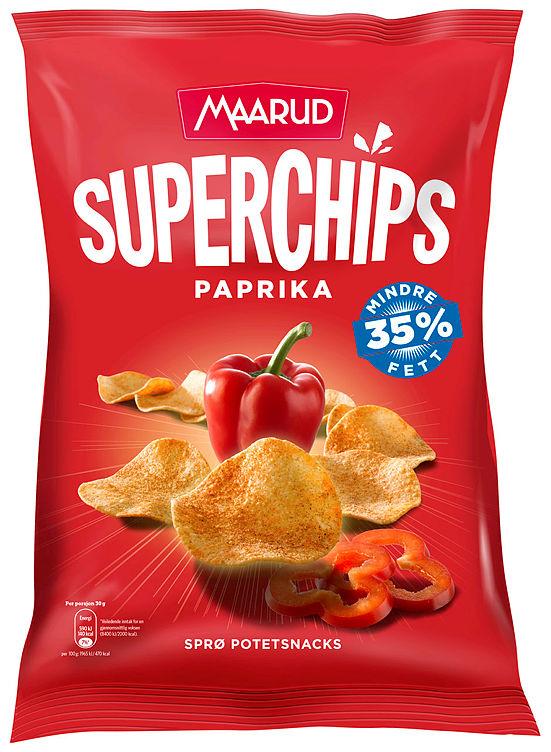 Superchips Paprika 135g Maarud