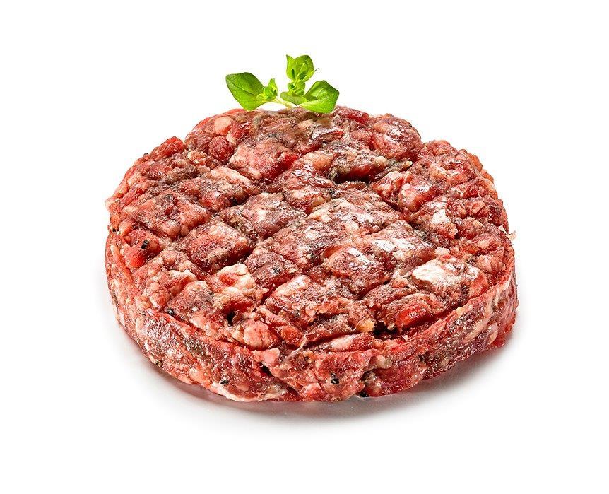 Angusburger ca 130g m/Tørrsaltet Bacon