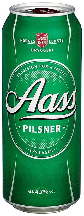 Aass Pilsner 0,5l boks