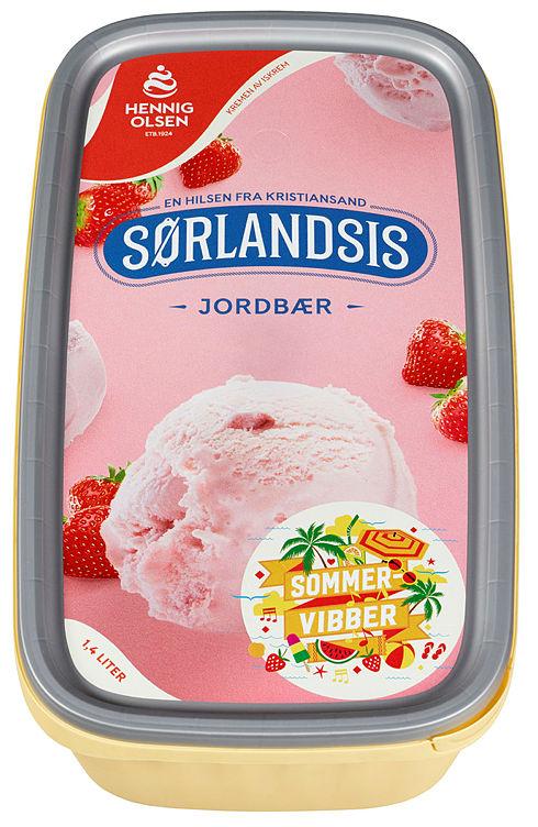 Sørlandsis Jordbær 1.4l Hennig-Olsen Is