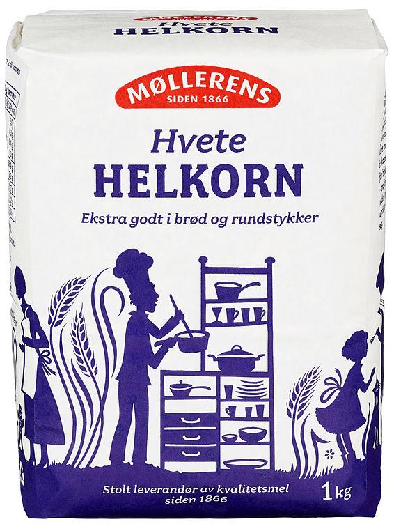 Hvete Helkorn 1kg Møllerens