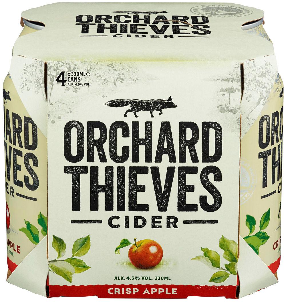 Orchard Thieves Apple Cider 4 x 0,33l, 1,32 l
