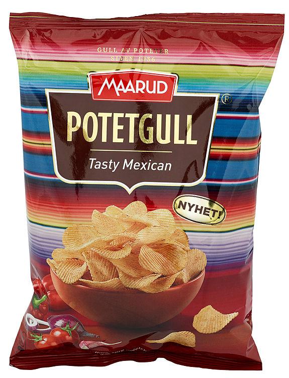 Potetgull Tasty Mexican 200g Maarud