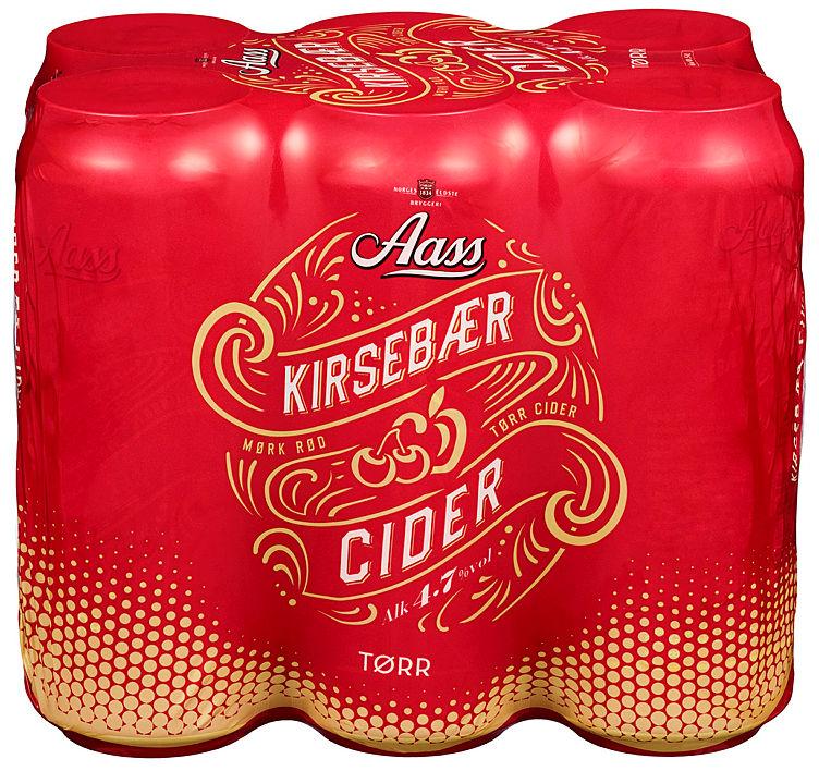 Aass Cider Kirsebær 0,5lx6 boks