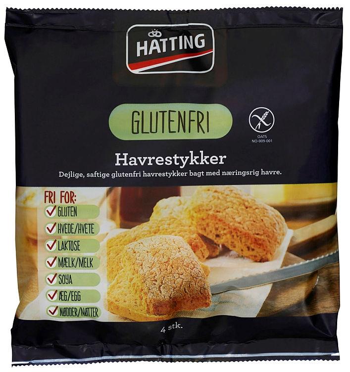 Hatting Glutenfrie Havrestykker 4 stk, 320 g
