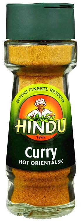 Curry Hot Oriental 34g glass Hindu