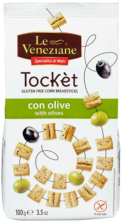 Grissini Biter m/Oliven Gl.Fri 100g Le Veneziane