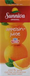 Appelsinjuice Original 250ml Sunniva