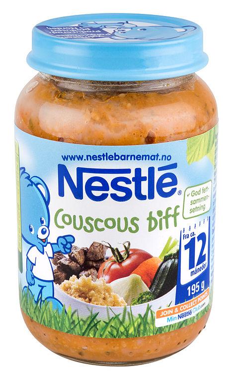 Couscous Biff 12mnd 195g Nestle