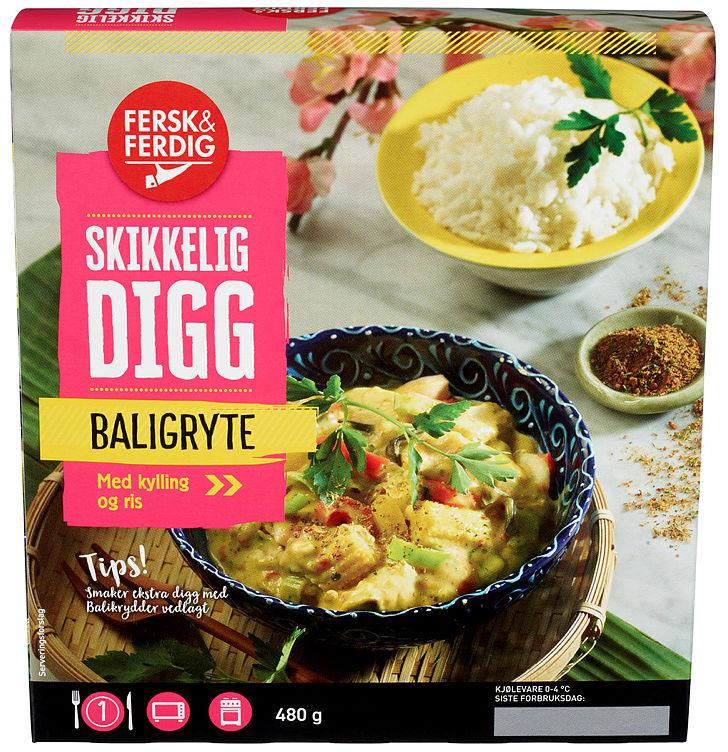 Baligryte m/Ris 480g Fersk&amp;Ferdig