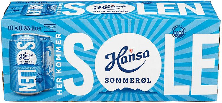 Hansa Sommerøl 0,33lx10 boks