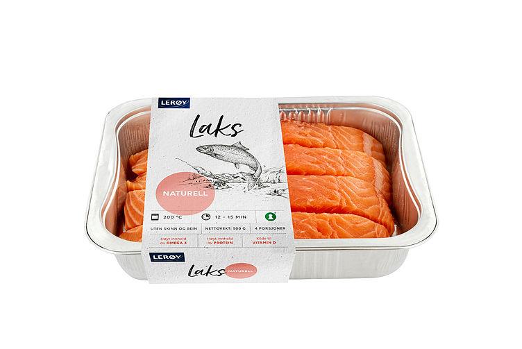 Lakseporsjoner 4x125g Lerøy