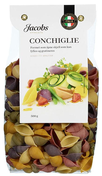Pasta Conchiglie 500g Jacobs Utvalgte