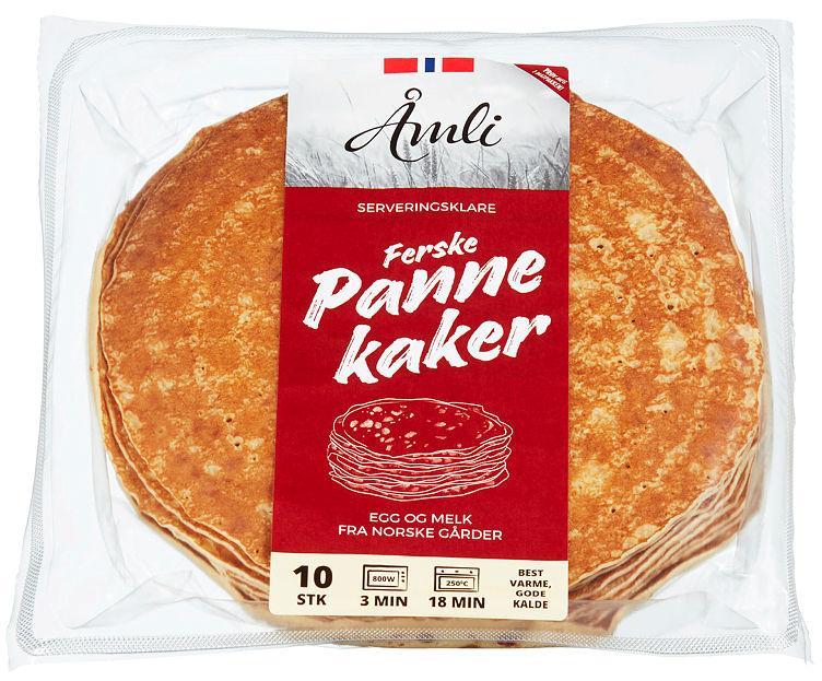 Pannekaker Stekte 10stk 600g Åmli