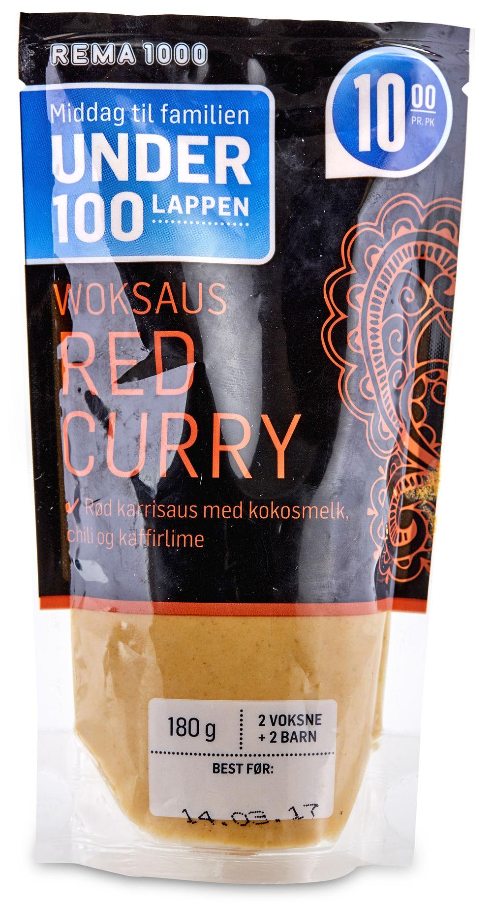 Red Curry Woksaus 180 g