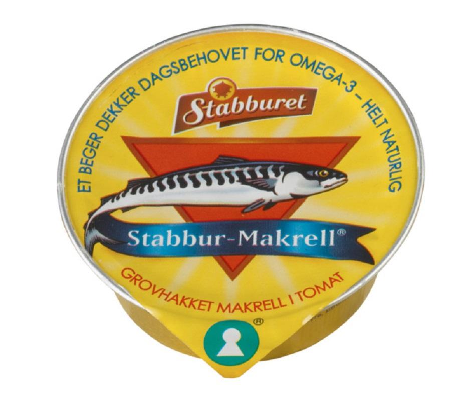 Stabbur-Makrell i tomat 4x40 g