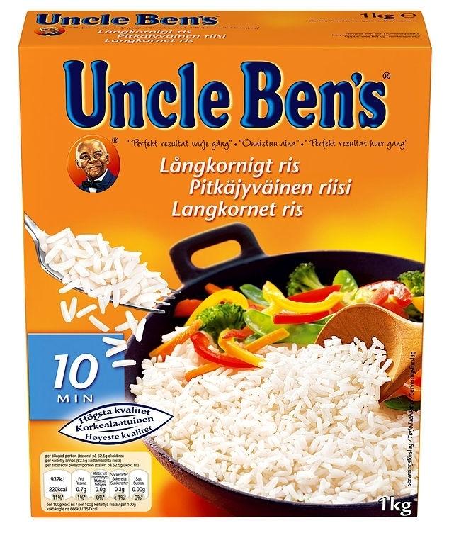 Uncle Bens Langkornet Ris 10 min, 1 kg