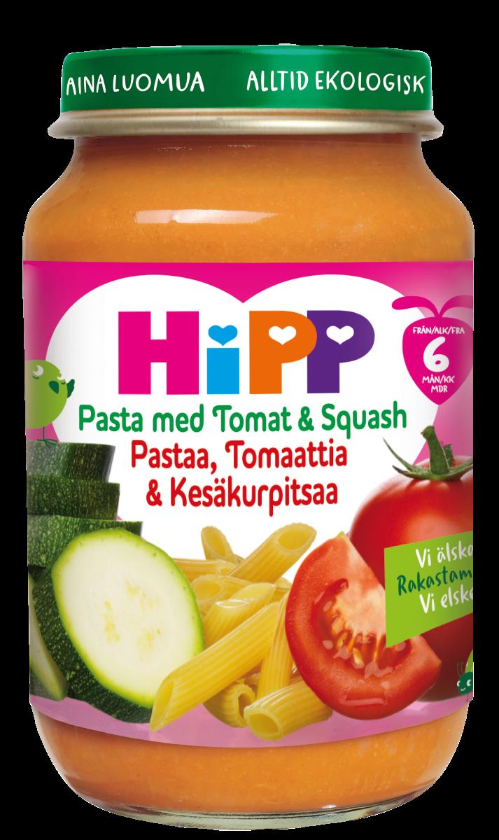 Hipp Pasta med Tomat &amp; Squash 6 mnd