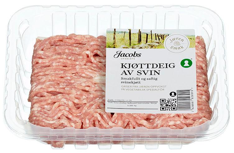 Kjøttdeig 9% Av Svin Jacobs Utvalgte