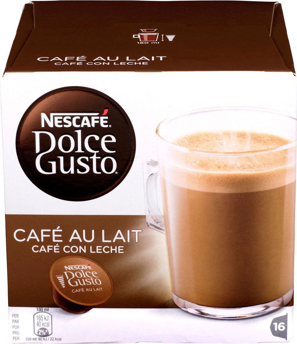 Dolce Gusto Cafe Au Lait 8+8 kapsler, 8 stk