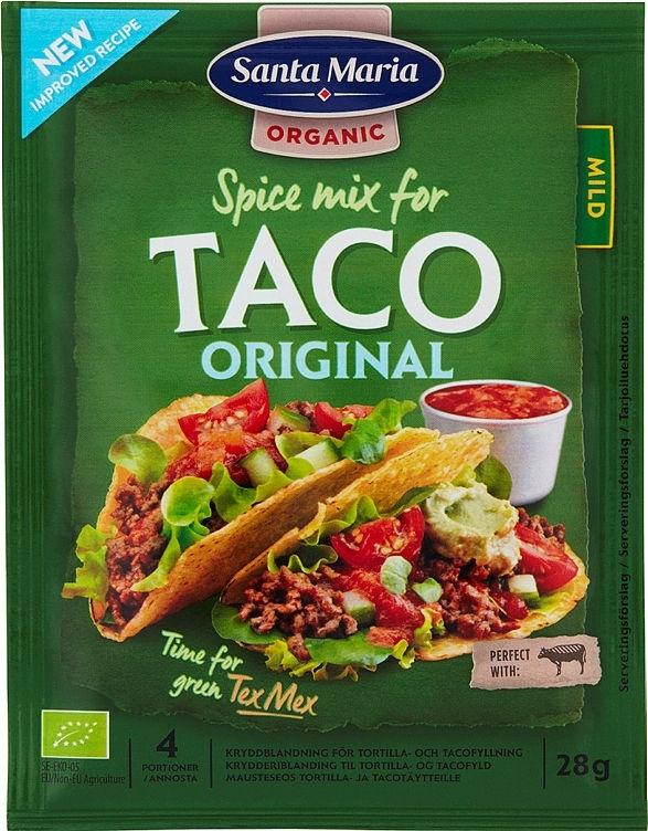Santa Maria Taco Spice Mix Organic 28 g